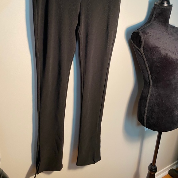 Zara ottoman split leg stretch trousers - Picture 1 of 5